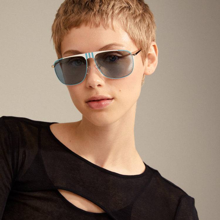 Pilgrim YANARA Sonnenbrille Blau/Gold Nur noch ein Tag übrig