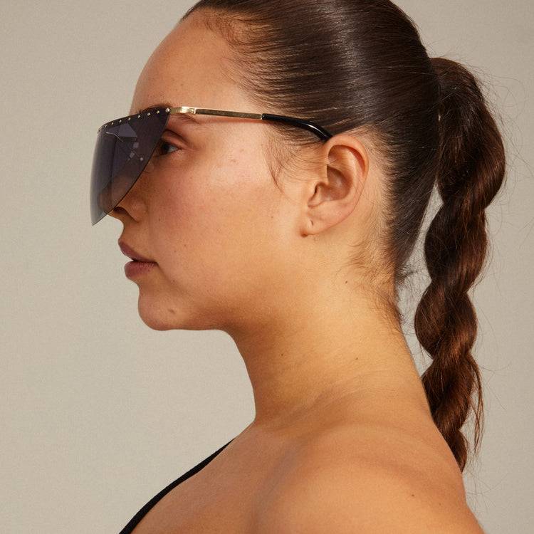 Pilgrim ALIAN Sonnenbrille Schwarz/Gold Super Rabatt