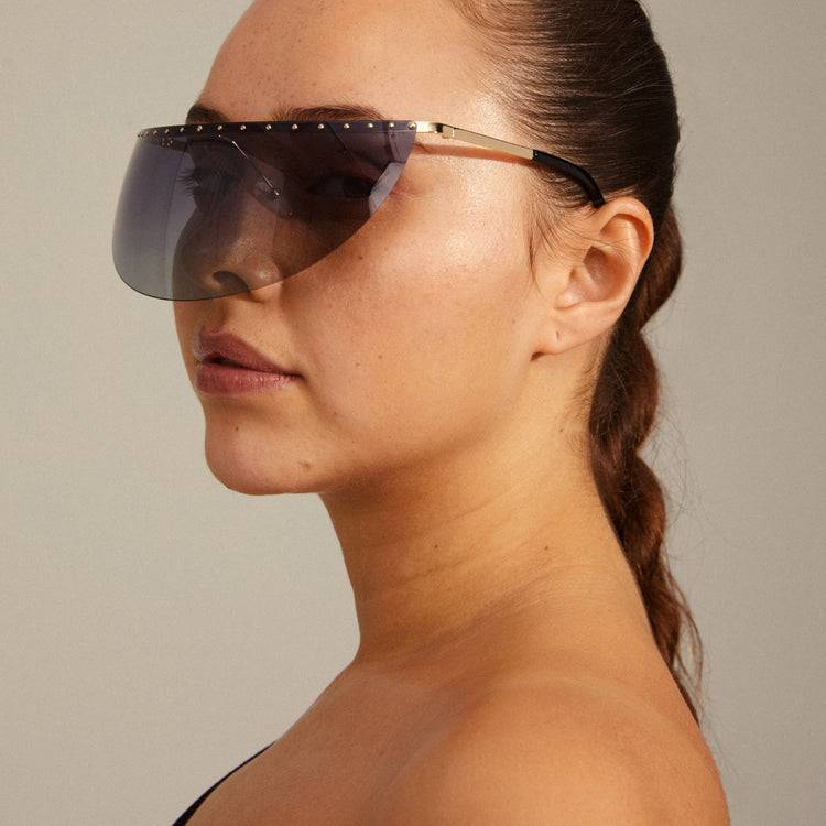 Pilgrim ALIAN Sonnenbrille Schwarz/Gold Super Rabatt