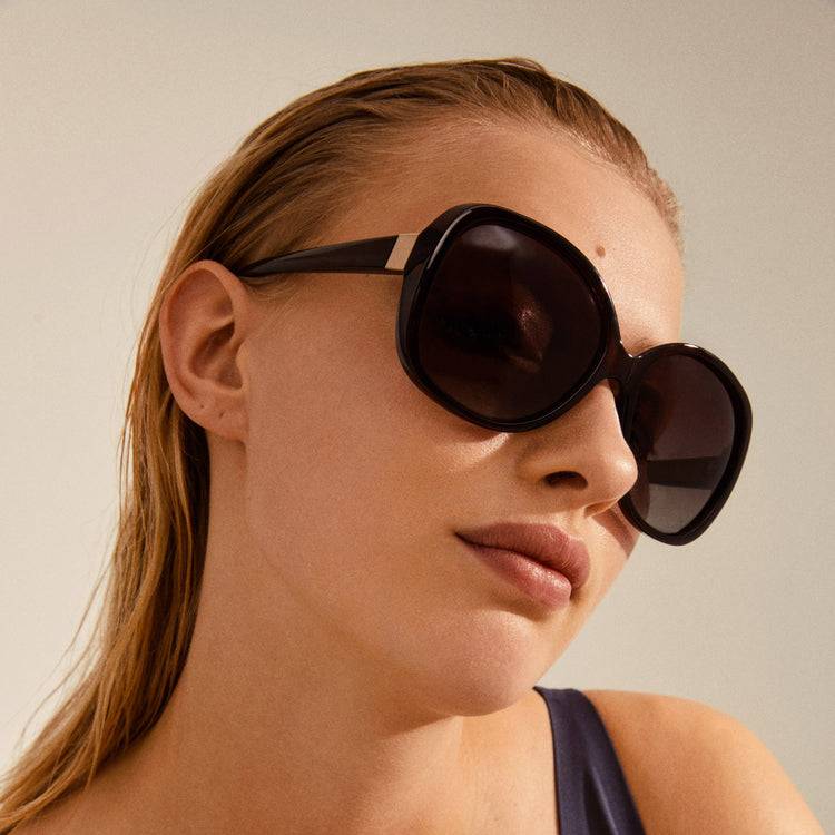 Pilgrim PARKER Oversized-Retro-Sonnenbrille, Braun Online Shopping