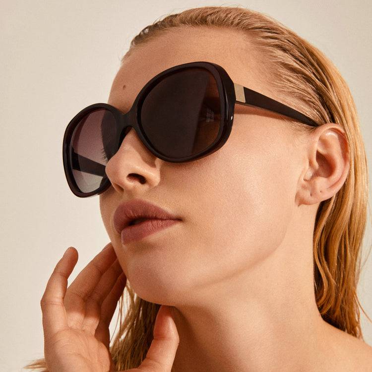 Pilgrim PARKER Oversized-Retro-Sonnenbrille, Braun Online Shopping
