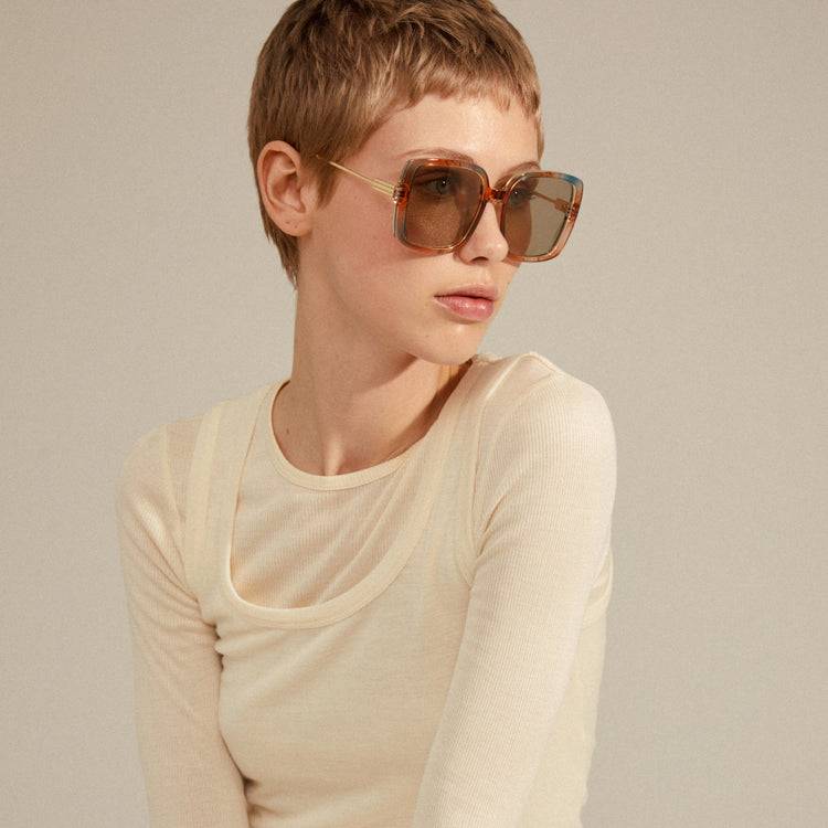 Pilgrim ALIET Sonnenbrille Mehrfarbig/Gold Saisonschlussverkauf