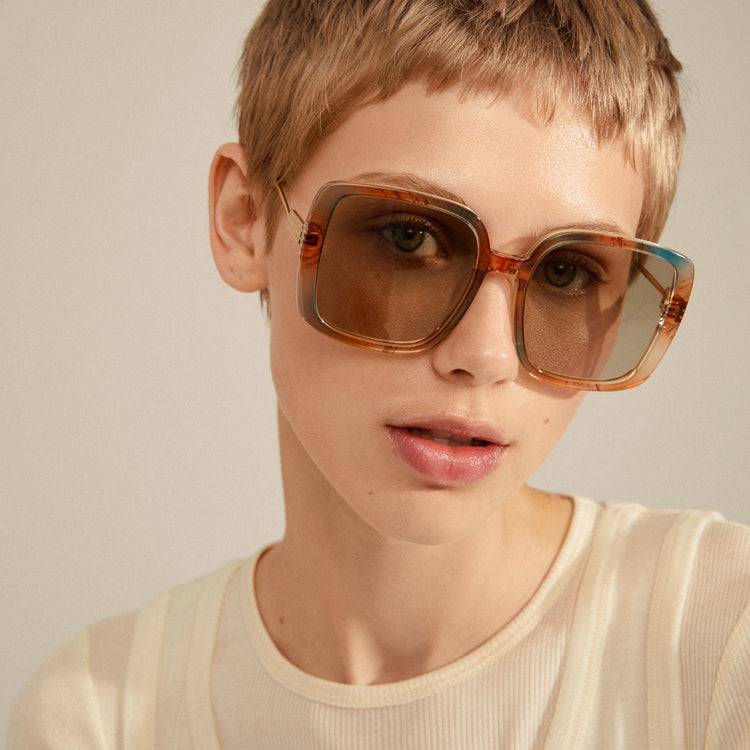 Pilgrim ALIET Sonnenbrille Mehrfarbig/Gold Saisonschlussverkauf
