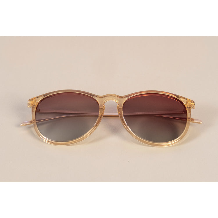 Pilgrim VANILLE Sonnenbrille Hellbraun/Gold Black Friday