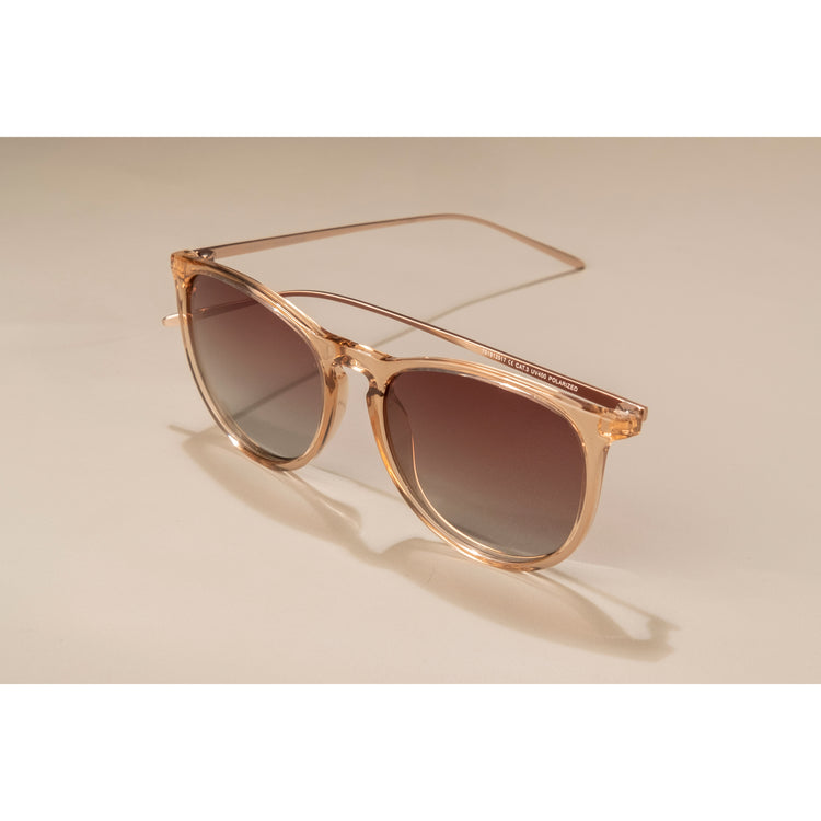 Pilgrim VANILLE Sonnenbrille Hellbraun/Gold Black Friday