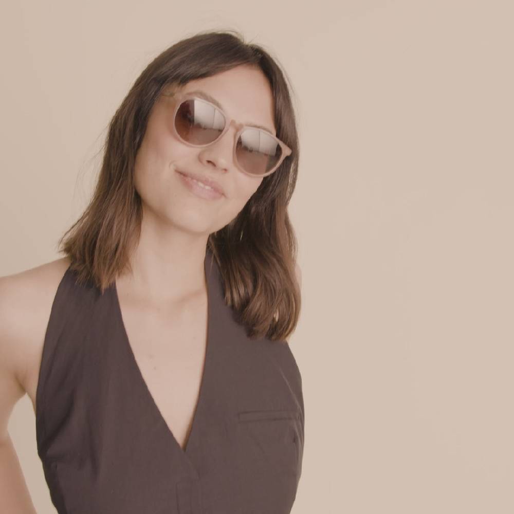 Pilgrim SAHARA Recycelte Sonnenbrille Rosa Online Outlet