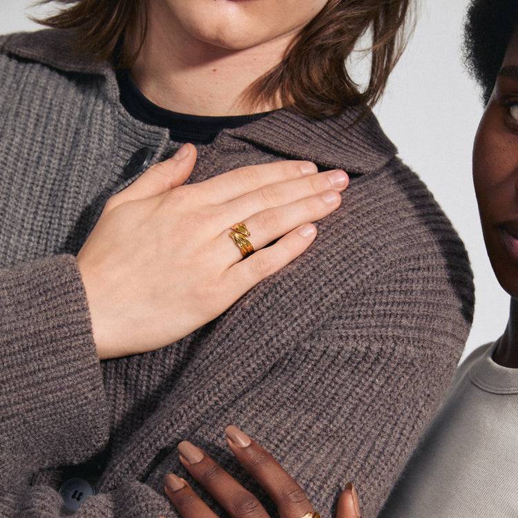 Pilgrim ELISSA recycelter Ring vergoldet Blitzangebot