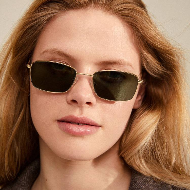 Pilgrim YEIDER Sonnenbrille Grün/Gold Online