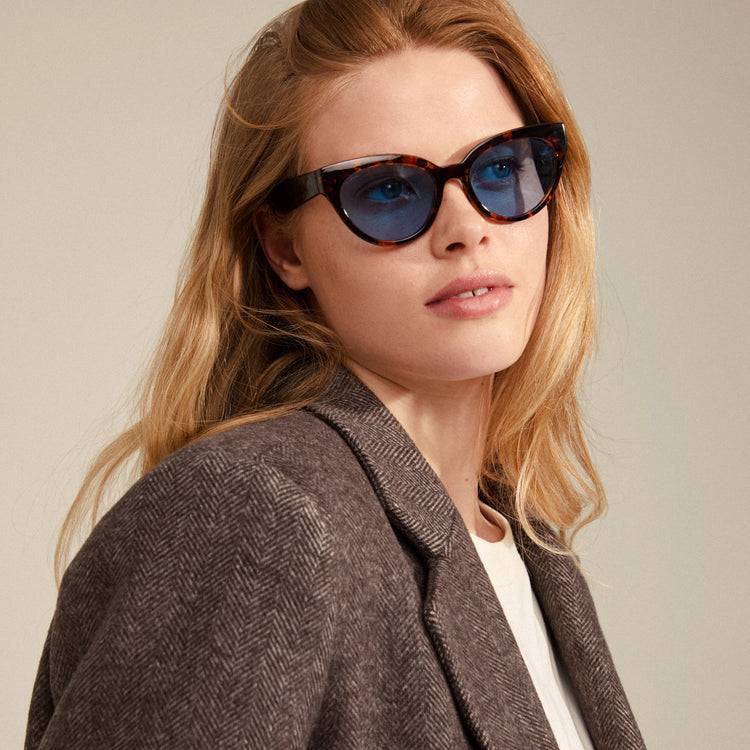 Pilgrim RAISA Recycelte Sonnenbrille Schildpatt-Braun Meist gekauft
