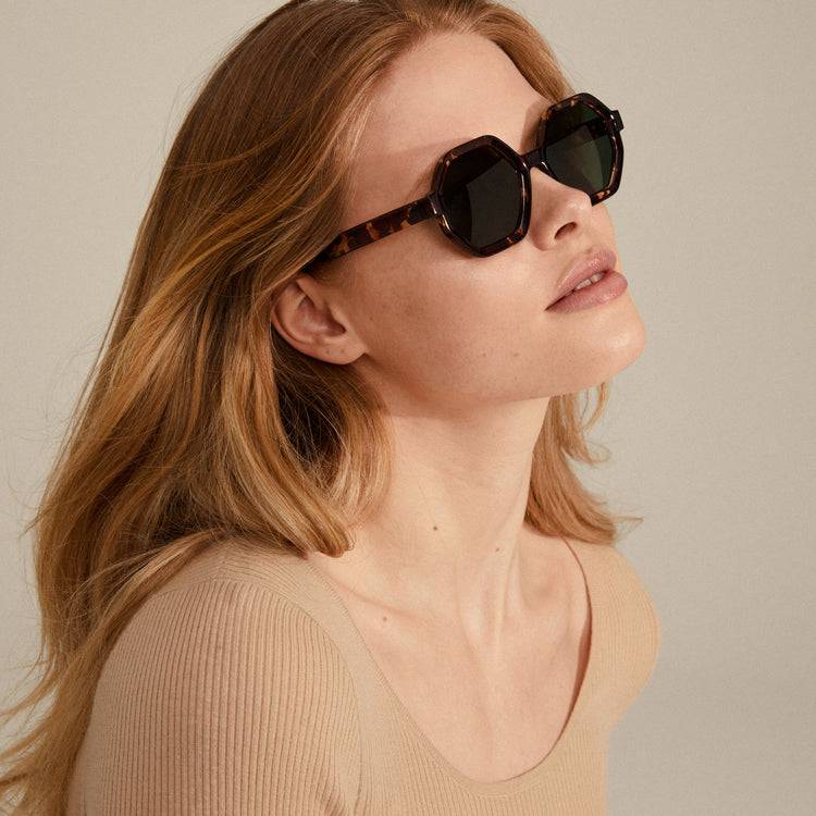Pilgrim KIMANI Recycelte Sonnenbrille Schildpatt-Braun Limitierter Zeitrabatt
