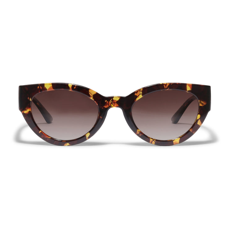 Pilgrim JUNA Cat-Eye-Sonnenbrille in braunem Schildpatt Sonderangebot