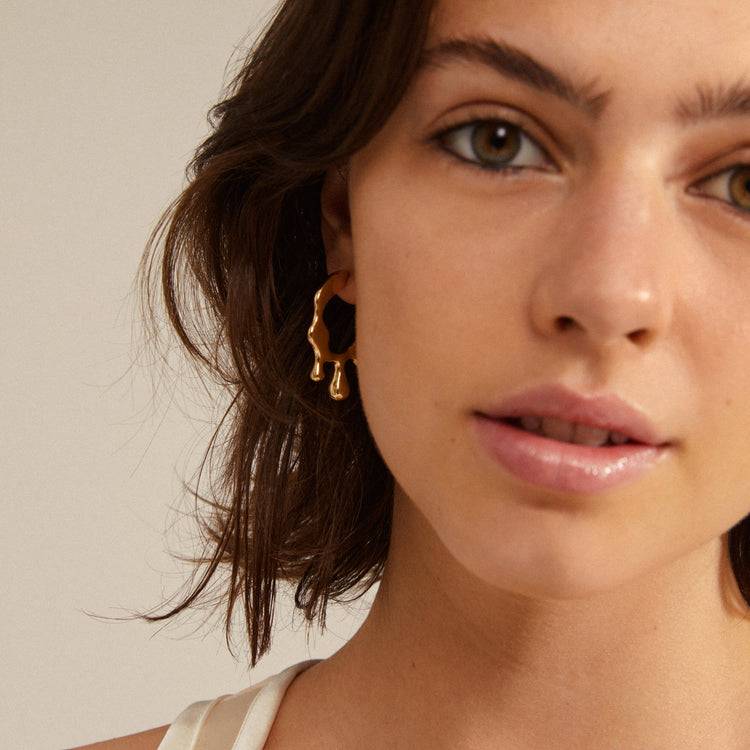 Pilgrim ALANA recycelte Creolen vergoldet Bestseller