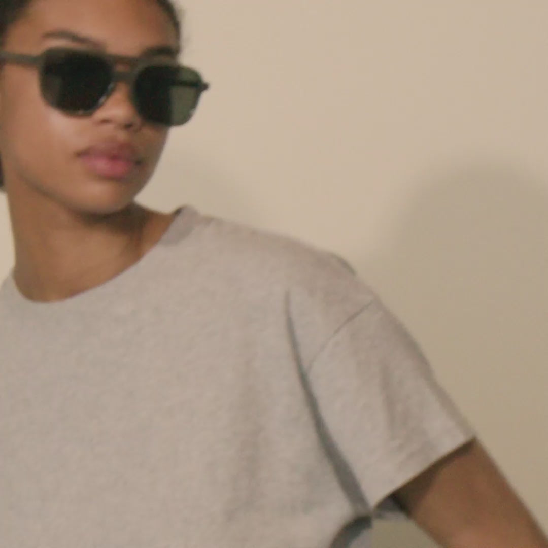 Pilgrim ELODIE Piloten-Sonnenbrille grau Sonderangebot der Fabrik