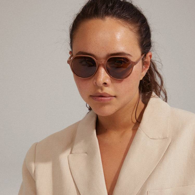 Pilgrim TRIANA recycelte Sonnenbrille hellbraun Bis zu 55% Rabatt
