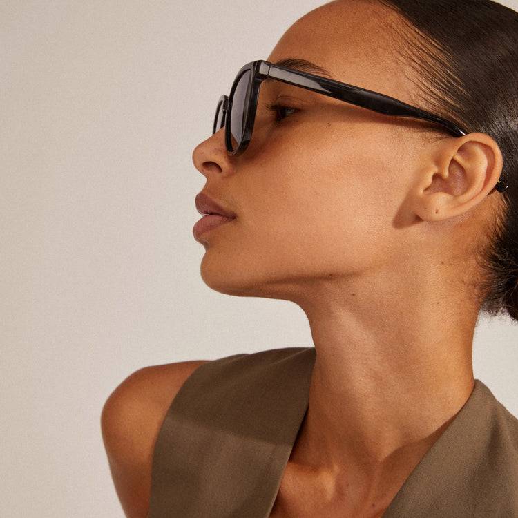 Pilgrim JAMILA recycelte Sonnenbrille schwarz Black Friday Preise