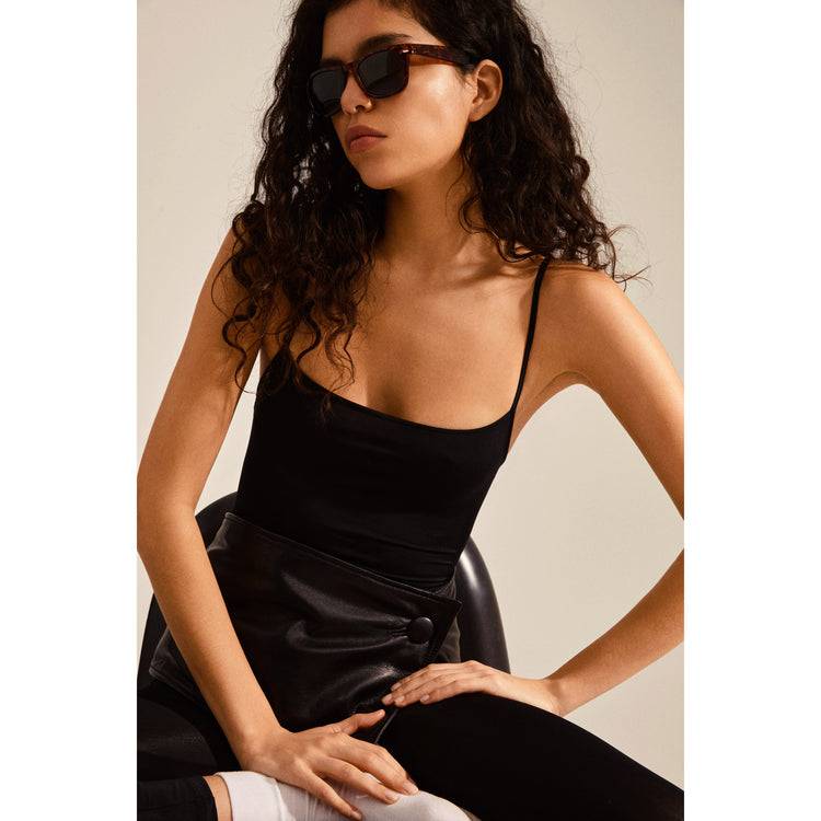 Pilgrim REESE Sonnenbrille im Retro-Stil, Schildpatt braun zollfrei
