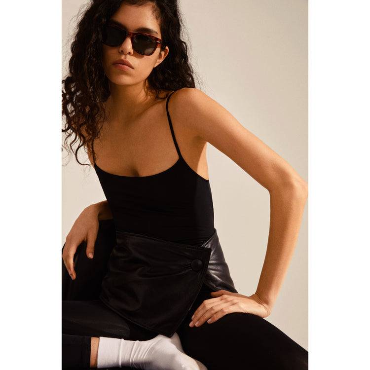 Pilgrim REESE Sonnenbrille im Retro-Stil, Schildpatt braun zollfrei