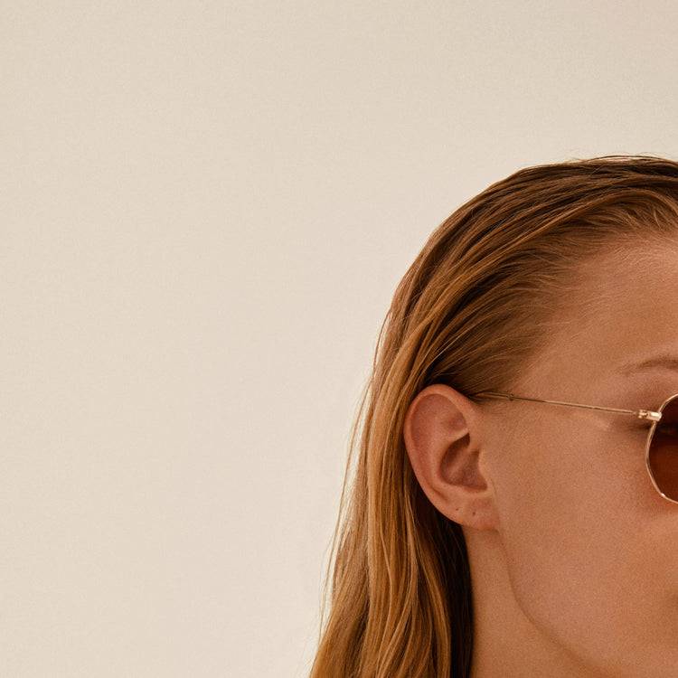 Pilgrim RYLAN Sonnenbrille Orange/Gold Rabatte dieses Monats