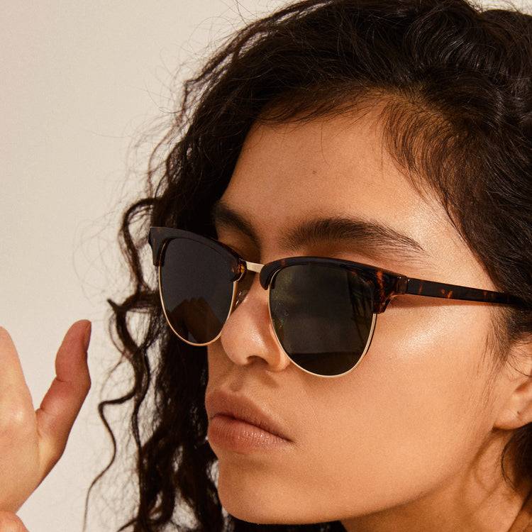 Pilgrim CHARLIE Sonnenbrille Schildpatt braun/Gold Online