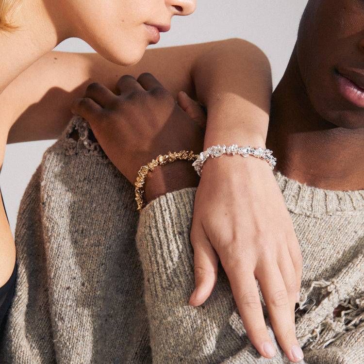 Pilgrim ACT recyceltes Armband versilbert Günstig kaufen