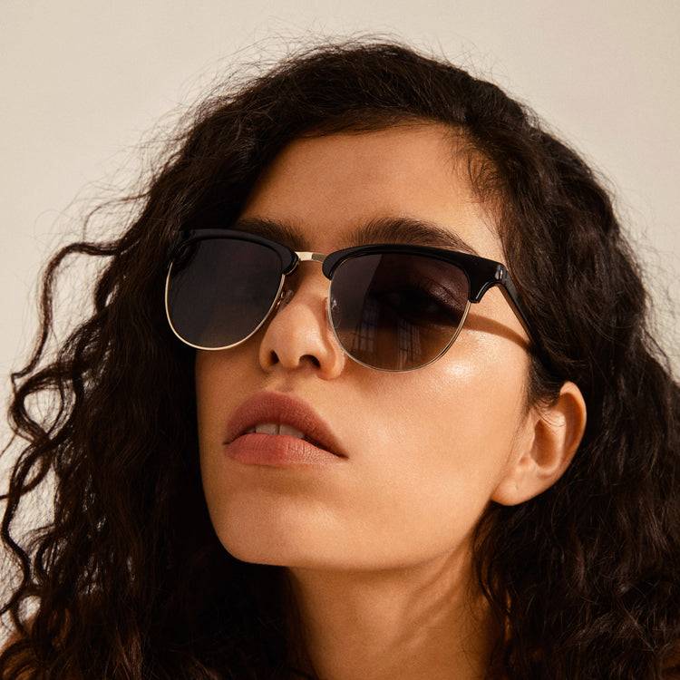 Pilgrim CHARLIE Sonnenbrille Schwarz/Gold Weihnachtsangebot