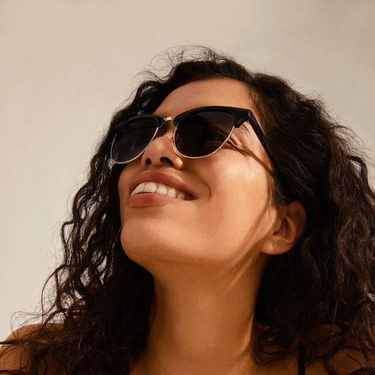 Pilgrim CHARLIE Sonnenbrille Schwarz/Gold Weihnachtsangebot