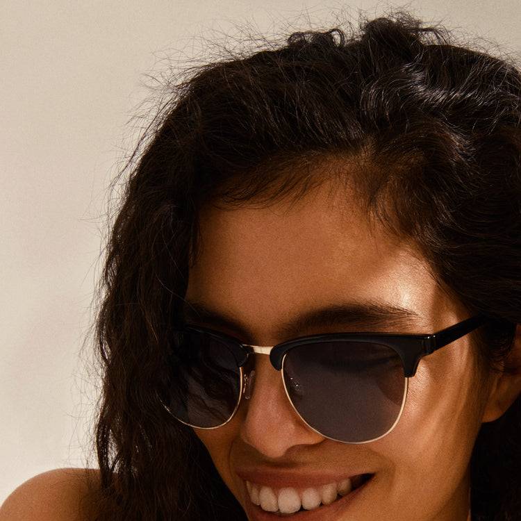 Pilgrim CHARLIE Sonnenbrille Schwarz/Gold Weihnachtsangebot