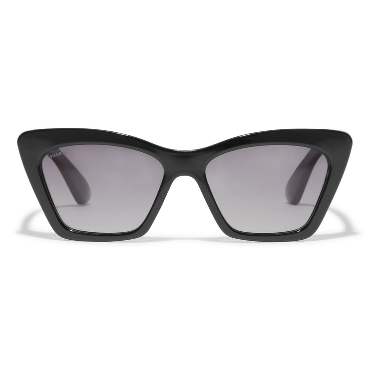 Pilgrim DAKOTA eckige Cat-Eye-Sonnenbrille schwarz Muttertagsangebot