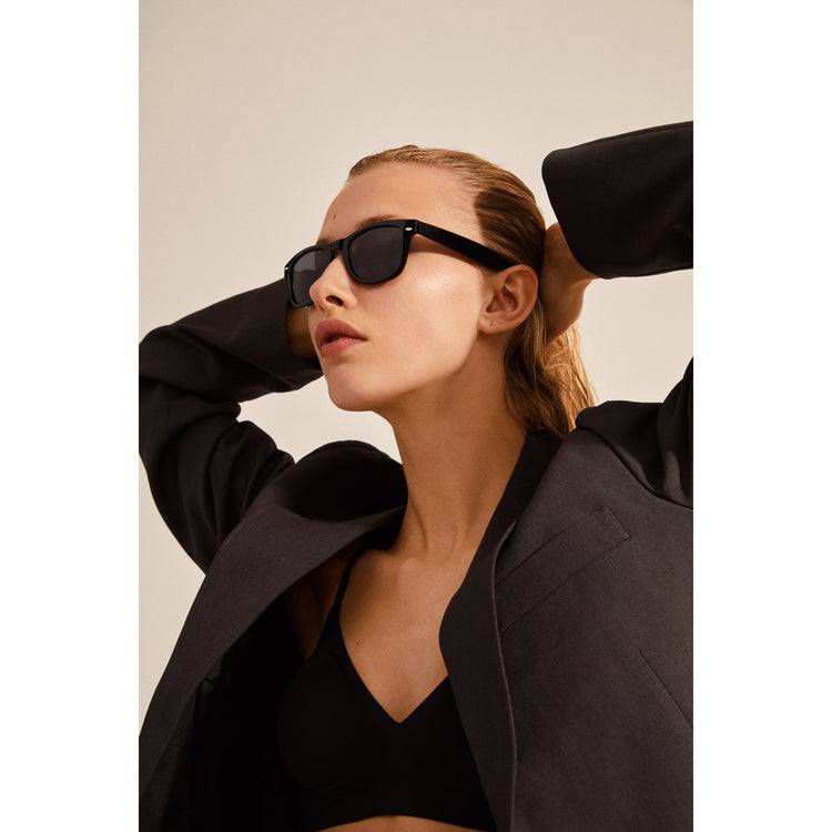 Pilgrim REESE Sonnenbrille im Retro-Stil schwarz Heißer Verkauf