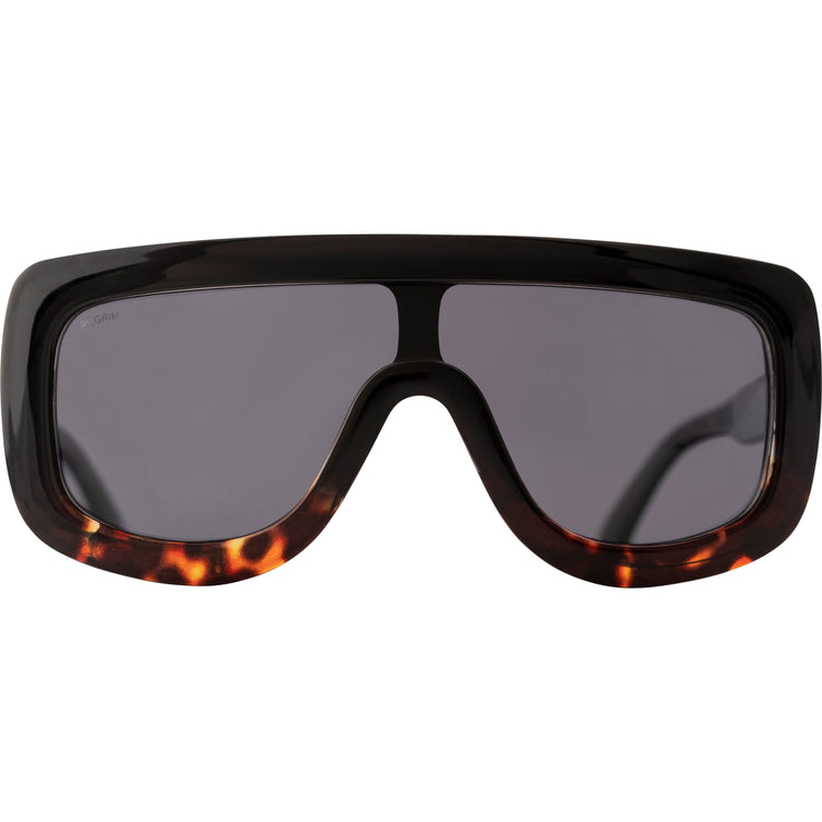 Pilgrim FIDELIA oversized Shield-Sonnenbrille, Schildpatt dunkel Blitzangebot