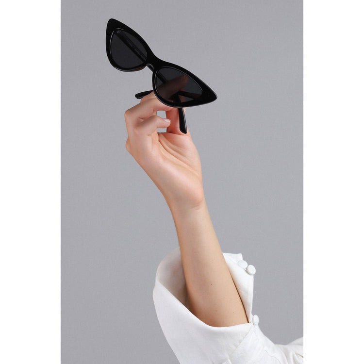 Pilgrim JOSELINE Cat-Eye-Sonnenbrille schwarz Versandkostenfrei