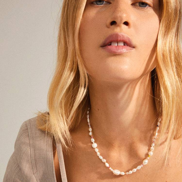 Pilgrim RAMONA freshwater pearl necklace gold-plated Tägliche Deals