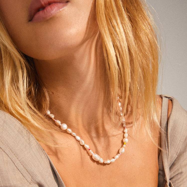 Pilgrim RAMONA freshwater pearl necklace gold-plated Tägliche Deals
