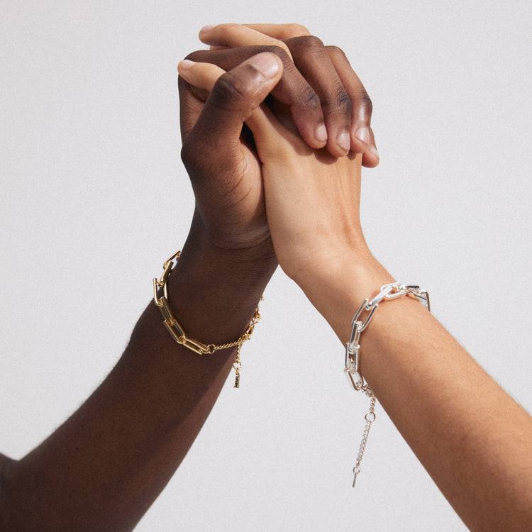 Pilgrim STAY recyceltes Armband versilbert VIP-Rabatte