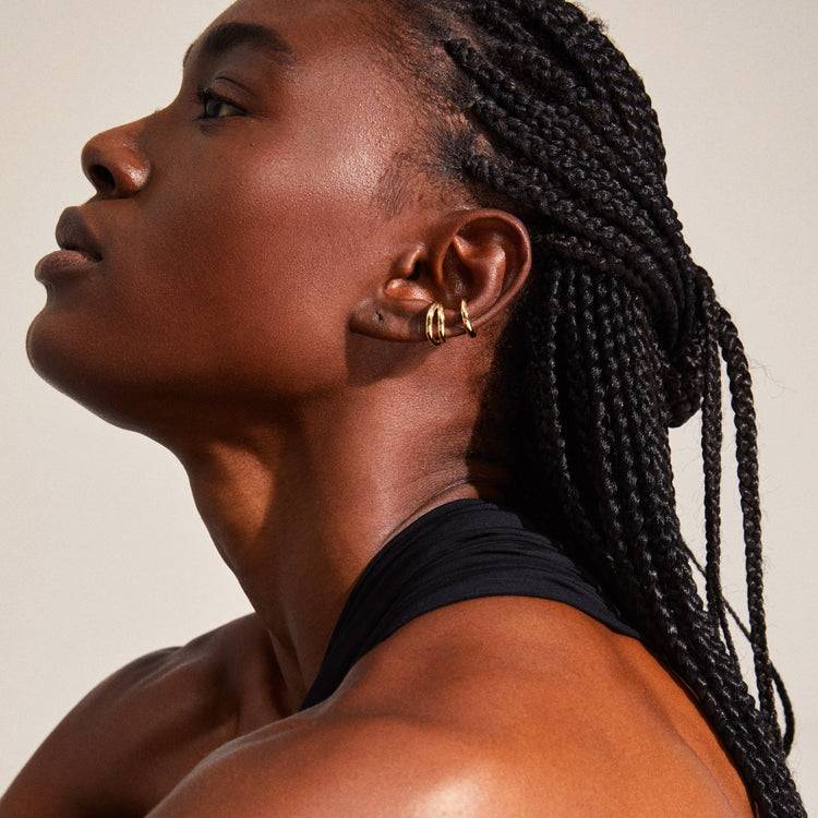 Pilgrim LISETTE Earcuffs, vergoldet Kostenloser Versand international