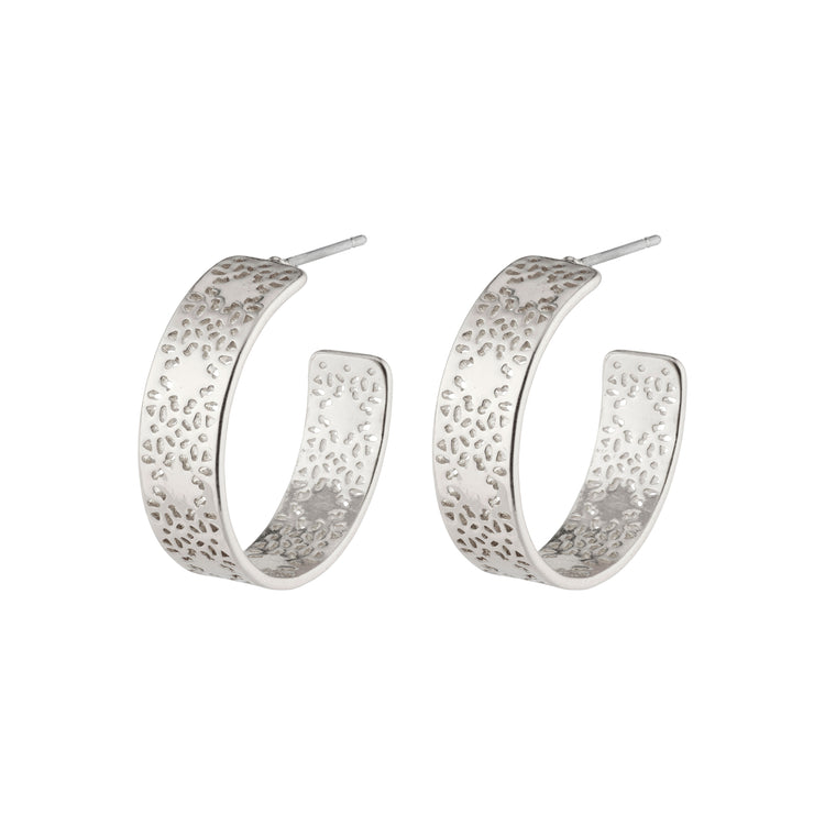 Pilgrim CAROL medium Hoops versilbert Jubiläumsangebot