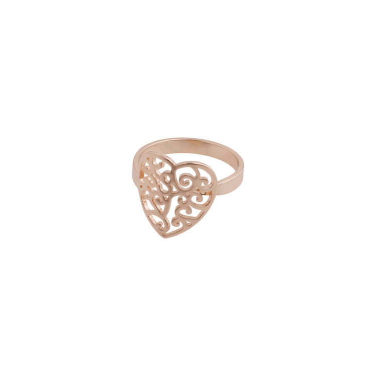 Pilgrim Ring : Felice : Rosévergoldet