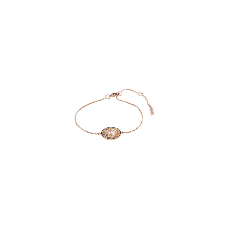 Pilgrim Armband : Fia : Rosévergoldet : Kristall