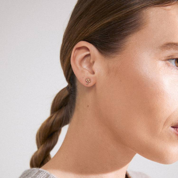Pilgrim PHYLLIS recycelter, einzelner Ohrring vergoldet Super Sparpreis