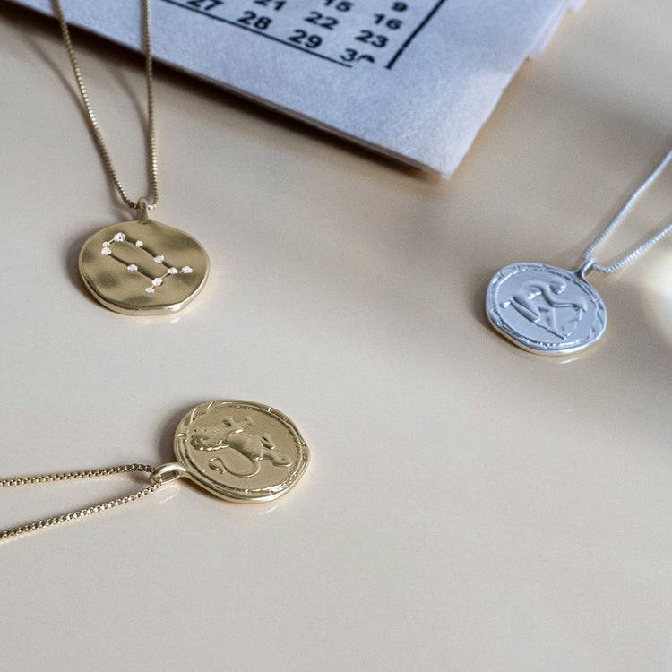 Pilgrim LÖWE recycelte Sternzeichen-Halskette, vergoldet Hotsell