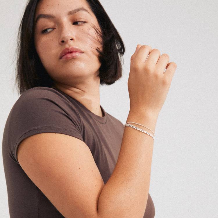 Pilgrim BLOOM recyceltes Armband versilbert Günstig kaufen