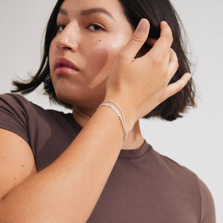 Pilgrim BLOOM recyceltes Armband versilbert Günstig kaufen