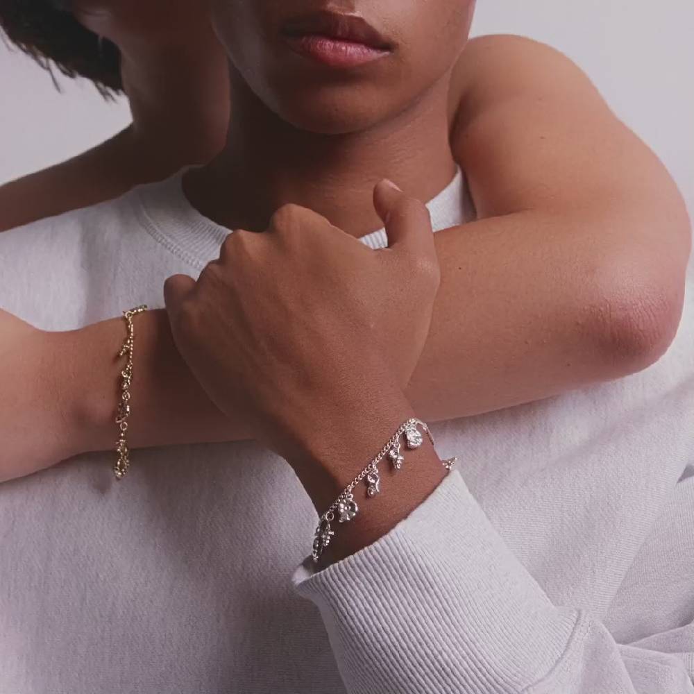 Pilgrim SEA recyceltes Armband, versilbert Flash Sale
