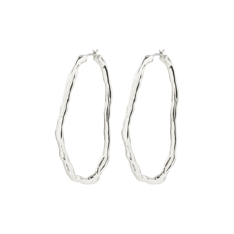 Pilgrim LIGHT recycelte Mega-Hoops versilbert