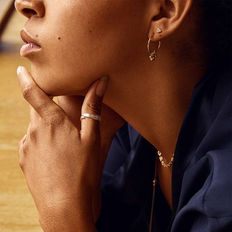 Pilgrim NOREEN recycelter Ring, versilbert Sonderangebot der Fabrik