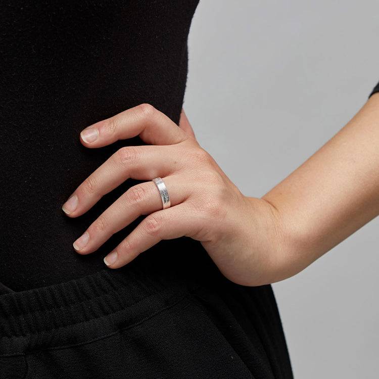 Pilgrim NOREEN recycelter Ring, versilbert Sonderangebot der Fabrik