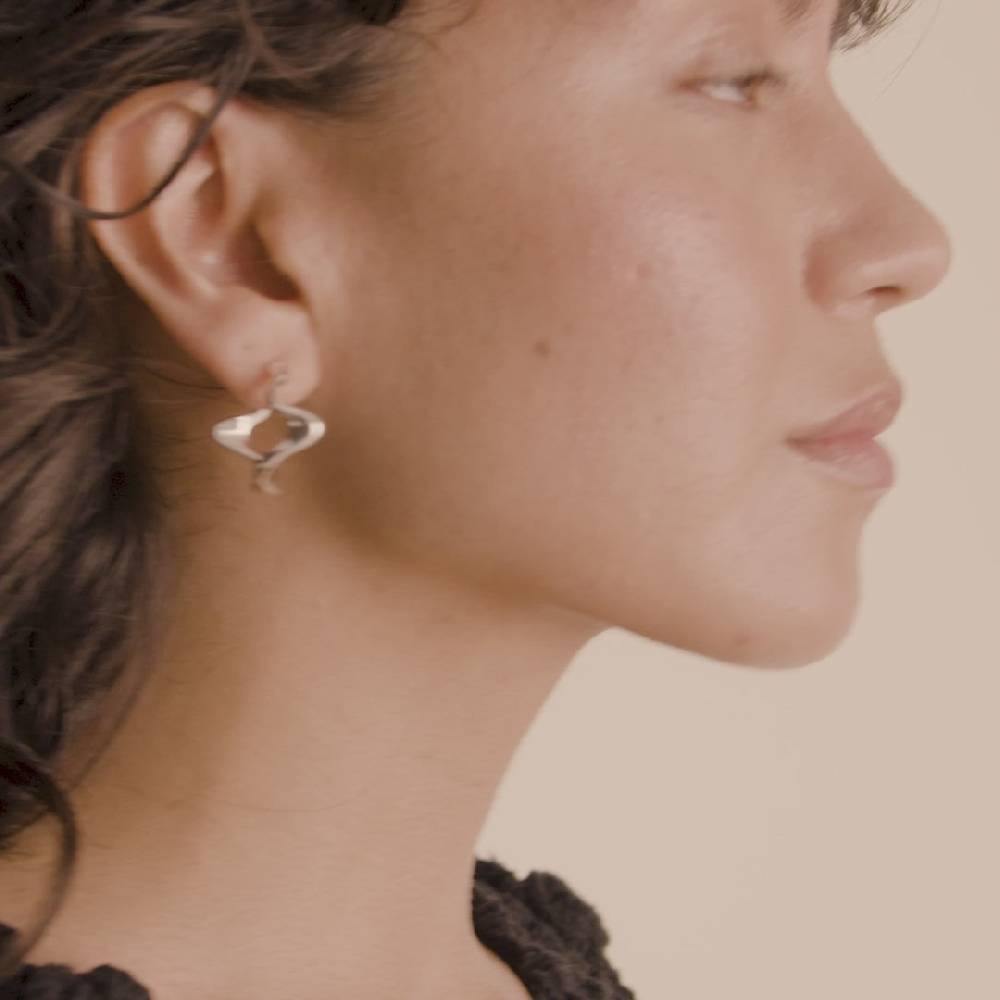 Pilgrim MOON recycelte Hoops versilbert JETZT KAUFEN