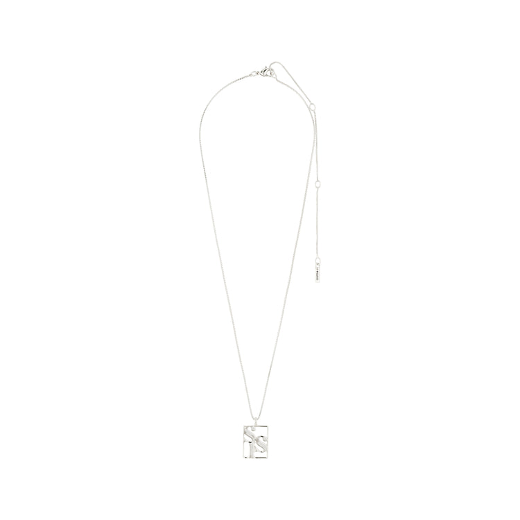 Pilgrim LOVE TAG, recycelte SIS Halskette versilbert Wochenangebot