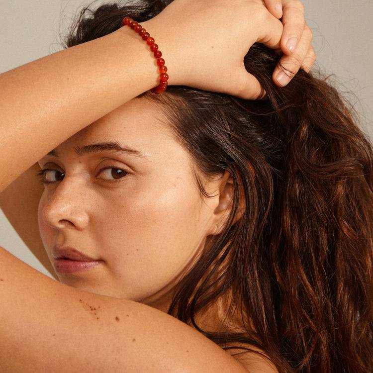 Pilgrim HEILSTEINE Armband mit rotem Achat Bis zu 50% Rabatt