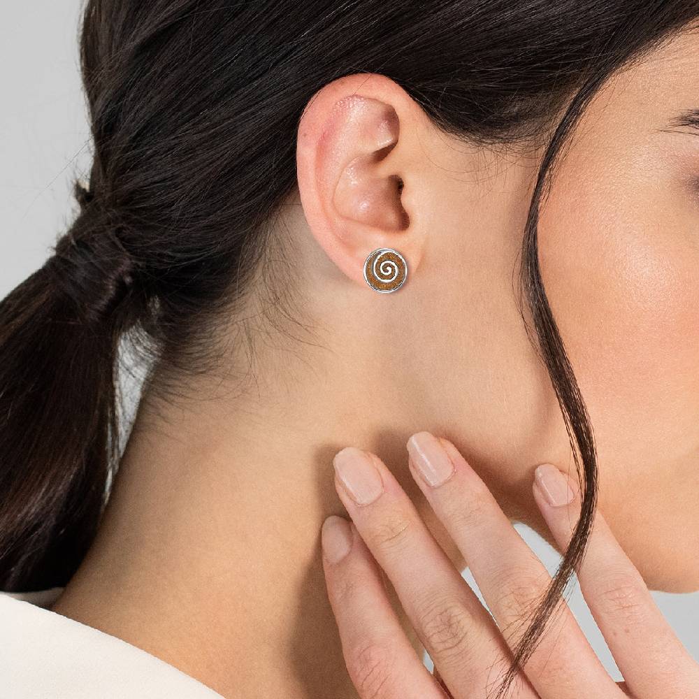 Rafaela Donata Ohrstecker Sterling Silber Sand Kauf eins, bekomm eins gratis